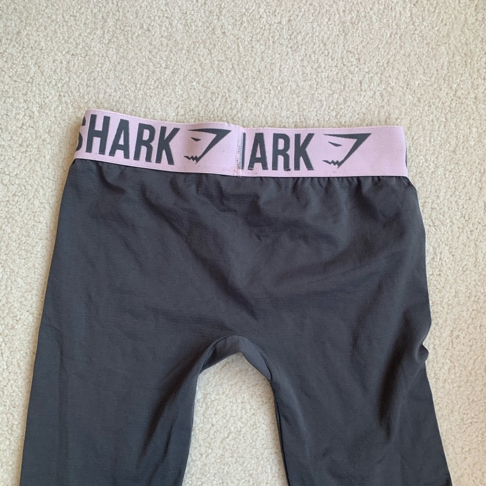 Gymshark Grey/Pink Fit Leggings - Picture 4 of 4